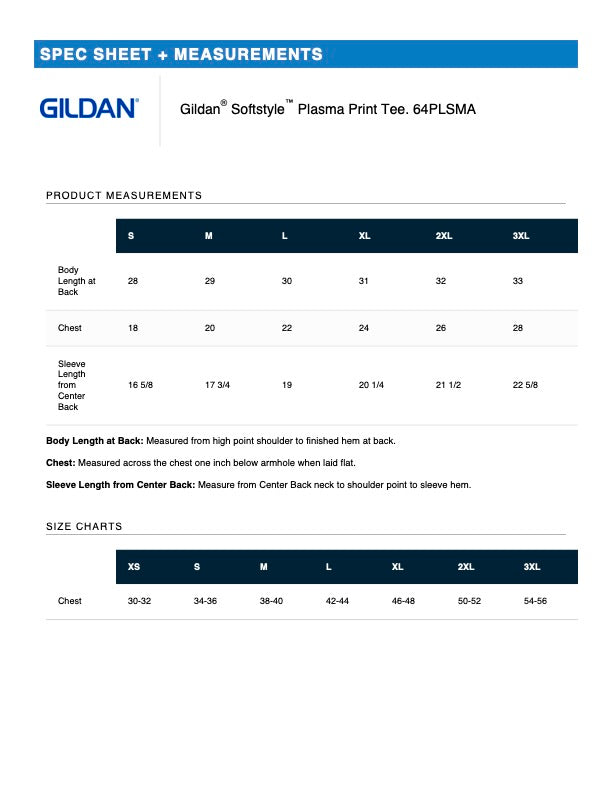 Gildan® Softstyle™ Plasma Print Tee