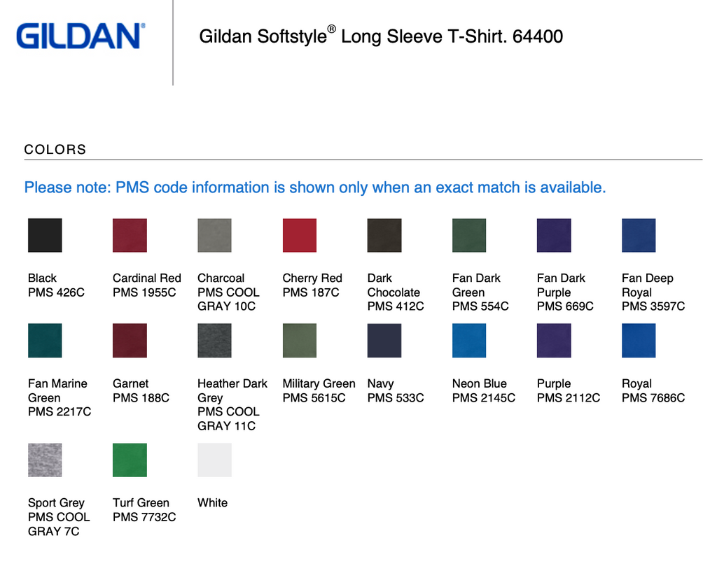Gildan Softstyle® Long Sleeve T-Shirt