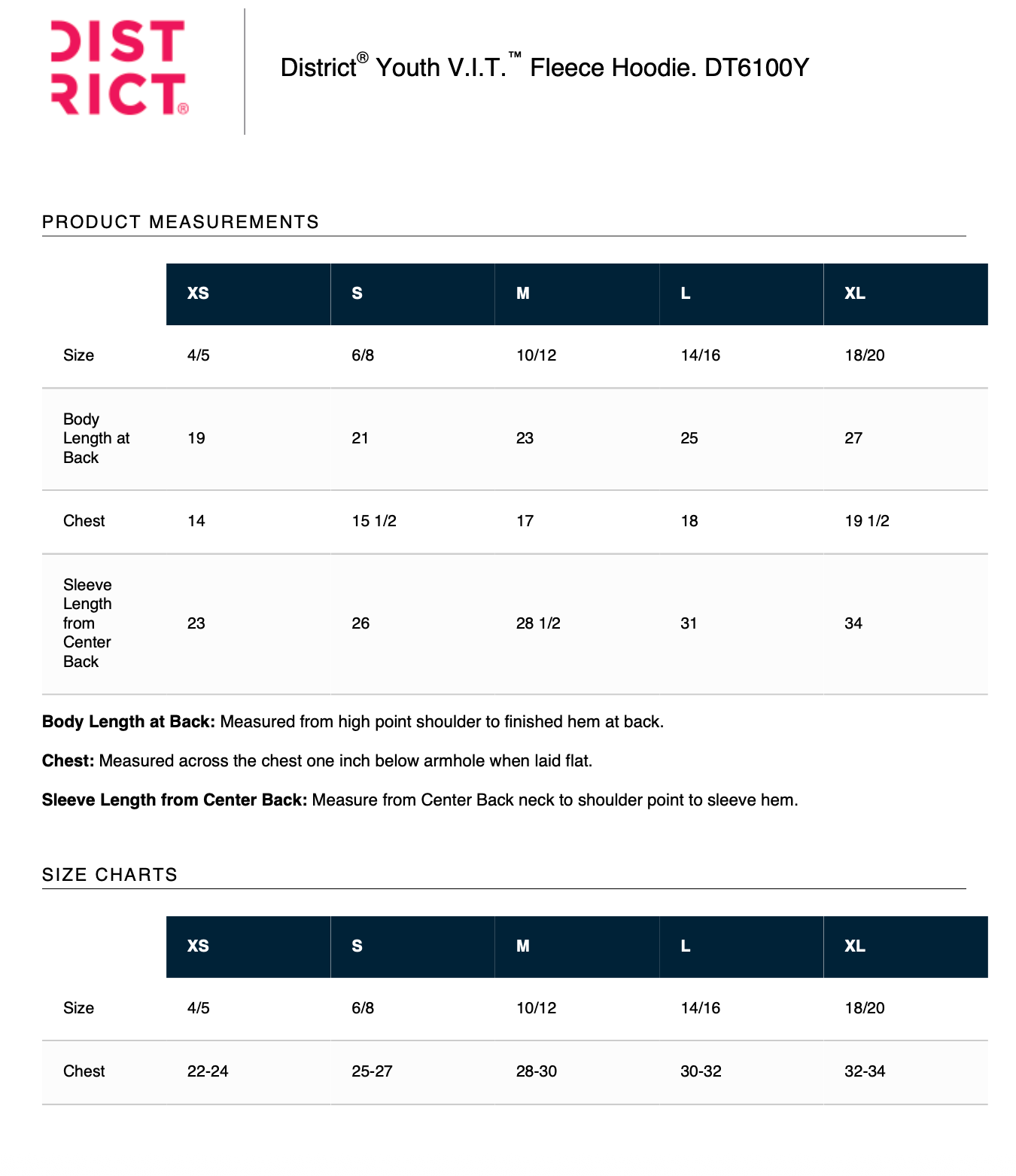District® Youth V.I.T.™ Fleece Hoodie