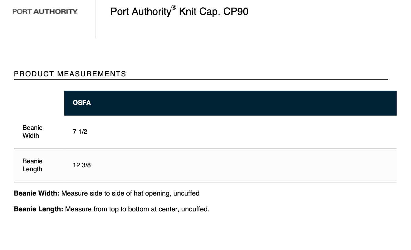 Port Authority® Knit Cap