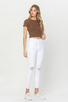 High Rise Crop Skinny Jeans - Creative Genius Enterprises