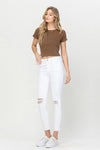 High Rise Crop Skinny Jeans - Creative Genius Enterprises