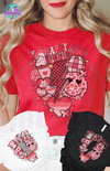 "RETRO VALENTINE" GRAPHIC TEE - Creative Genius Enterprises