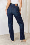 Judy Blue Full Size Button-Fly Straight Jeans - Creative Genius Enterprises