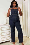 Judy Blue Full Size High Waist Classic Denim Overalls - Creative Genius Enterprises