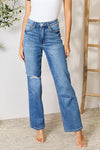 Judy Blue Full Size High Waist Distressed Jeans - Creative Genius Enterprises