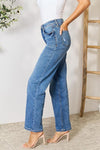 Judy Blue Full Size High Waist Distressed Jeans - Creative Genius Enterprises