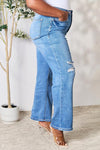 Judy Blue Full Size High Waist Distressed Jeans - Creative Genius Enterprises