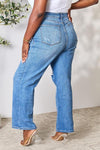 Judy Blue Full Size High Waist Distressed Jeans - Creative Genius Enterprises