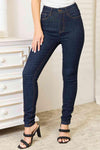 Judy Blue Full Size High Waist Pocket Embroidered Skinny Jeans - Creative Genius Enterprises