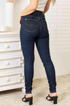 Judy Blue Full Size High Waist Pocket Embroidered Skinny Jeans - Creative Genius Enterprises