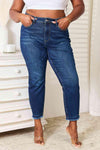 Judy Blue Full Size High Waist Released Hem Slit Jeans - Creative Genius Enterprises