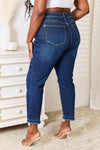 Judy Blue Full Size High Waist Released Hem Slit Jeans - Creative Genius Enterprises