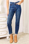 Judy Blue Full Size High Waist Released Hem Slit Jeans - Creative Genius Enterprises