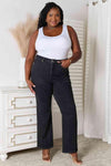 Judy Blue Tummy Control Washed Black Straight - Creative Genius Enterprises